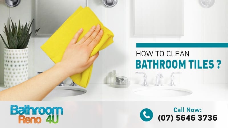 How to clean bathroom tiles?