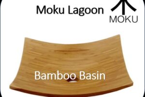Moko Lagoon bamboo bathroom basin-