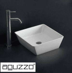 Enna Artstone Bathroom Basin - Square - 380mm x 380mm