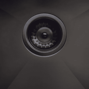 Lavello Nano Coated Stainless Steel Kitchen Sink - 272 x 382mm Half Bowl - Top Under Mount - PVD Gunmetal Black 3