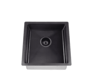 Lavello Nano Coated Stainless Steel Kitchen Sink 450 450mm Single Bowl-Top Under Mount