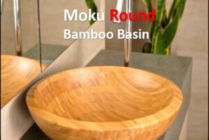 Moku Round bamboo basins