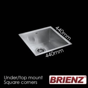 Brienze stainless steel kitchen sink