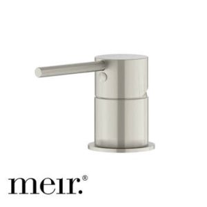 Brushed nickel bathroom mixer for a premium Gold Coast renovation