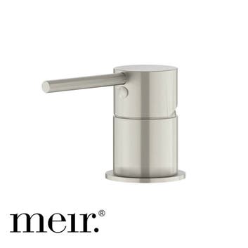 Brushed nickel bathroom mixer for a premium Gold Coast renovation