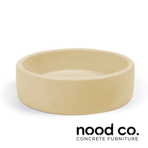 Nood Co concrete surface mounted bathroom basin from Renovator Store